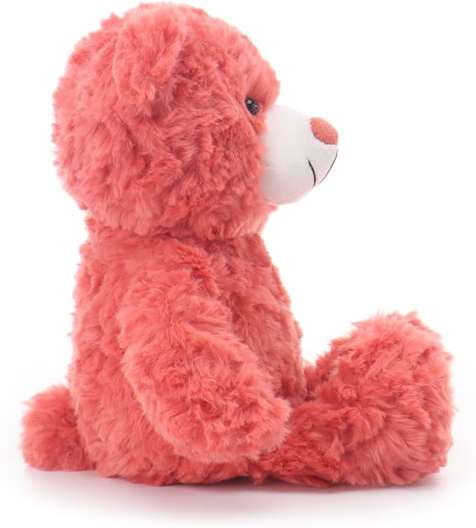 Apricot Lamb Watermelon Red Flower Bear Stuffed Animals for Kids, Soft Cute Plush Toys for Baby Girl and Boy, 8 Inches