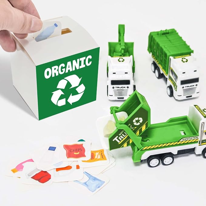 Cinrobiye Earth Day Recycling Sorting Game Learn to Recycle Activity Set Garbage Sorting Educational Game Classroom Recycling Activity Bulletin Board Decorations Earth Day Craft Kit