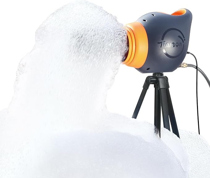 Foam Machine for Families and Party - Easy to Use Foam Making Toy with Large Foams Production, Perfect for Birthdays, Celebrations, and Backyard Events