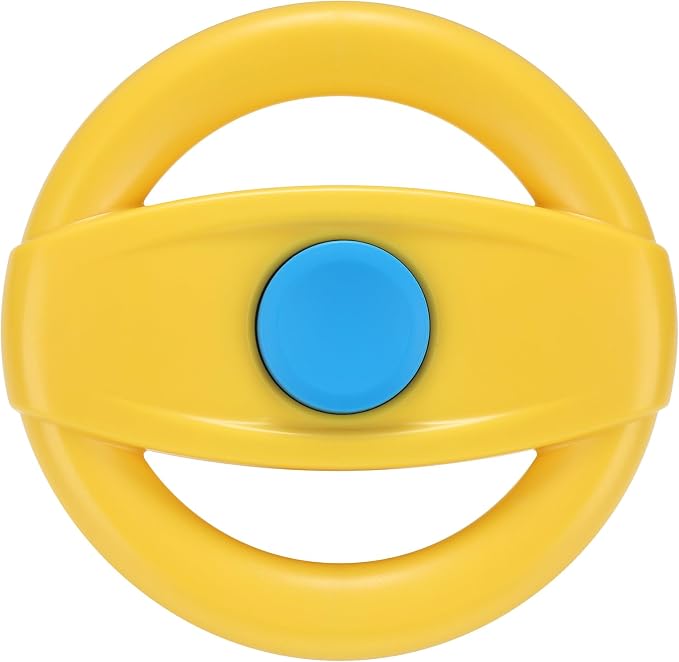 Accmor Stroller Steering Wheel Toy, Simulated Steering Wheel for Stroller Shopping Carts Cart Universal Detachable Pretend Driving Funny Toy Attachment