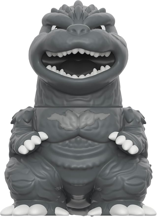 Super7 Fun! Fun! Toho Godzilla Minus One (Grayscale) Vinyl Figure - 5" Toho Godzilla Action Figure Kaiju - Classic Movie Monster Fans Collectibles & Retro Toys - Limited Edition - Amazon Exclusive