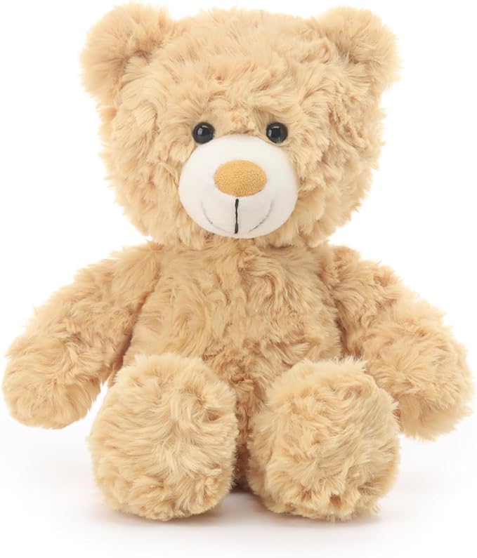 Apricot Lamb Ginger Yellow Flower Bear Stuffed Animals for Kids, Soft Cute Plush Toys for Baby Girl and Boy, 8 Inches