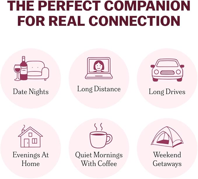 TALES 150 Conversation Starter Cards, Couples Edition, Prompts for Deeper Connection, Date Night Ideas, Anniversaries, and Quality Time Together