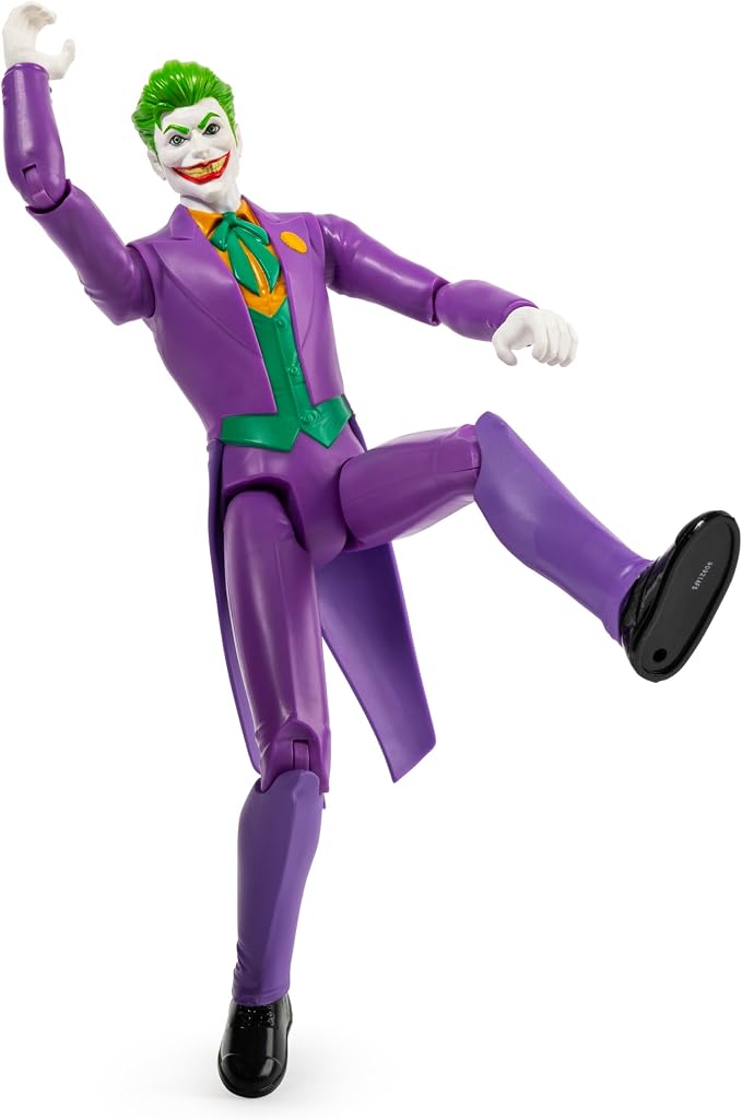DC Comics, 12-inch The Joker Action Figure, Kids Toys for Boys and Girls Ages 3 and Up