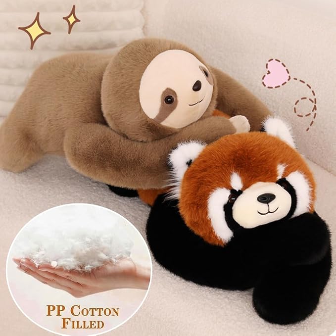 17.7 inch Panda Weighted Stuffed Animals, Weighted Plush Animal, Cute Soft Plush Toy Pillow Hugging Plushie Birthday Gifts for Kids Adults