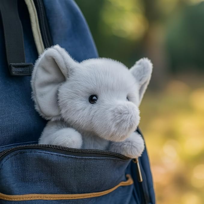 Adorable Elephant Stuffed Animal Soft Elephant Plush Toy Cute Birthday Gifts for Boys Girls Kids Toddlers