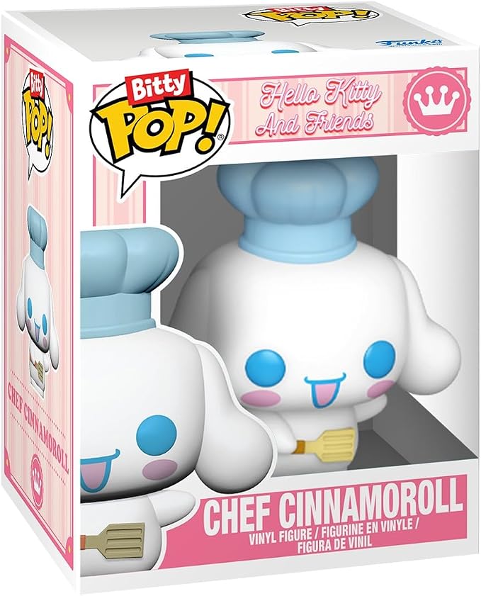 Funko Pop! Bitty Town: Sanrio - Chef Cinnamoroll™ with Café Cinnamoroll - Collectable Vinyl Figure - Gift Idea - Official Merchandise - Toys for Kids & Adults - Anime Fans