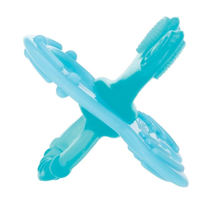 Nuby Chewbies Multi-Textured Silicone Teether - 3+ Months - Baby Teething Toy