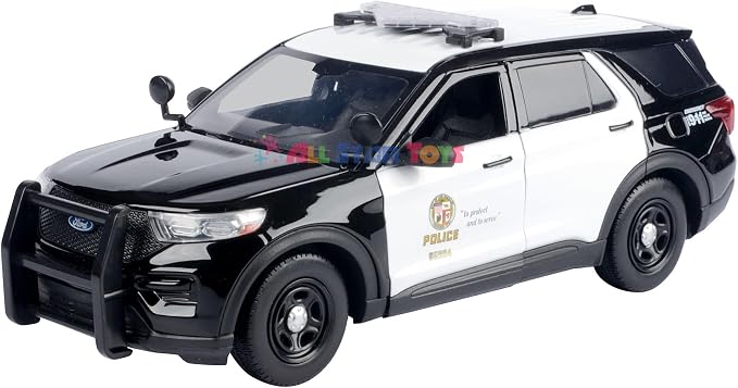 Motormax 2022 Ford Explorer Police Interceptor Utility LAPD Los Angeles Police Department 1/24 Diecast Model 76994 by All Star Toys