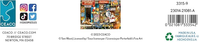 Ceaco - Tom Wood - The General Store - 1000 Piece Jigsaw Puzzle