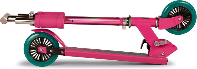 Limited Too Kick Scooter for Girls 5-12 Years, Light-Up Wheels, Glitter Deck, Adjustable Handlebar, Foldable 2-Wheel Kids Scooter, Holds up to 75 lb