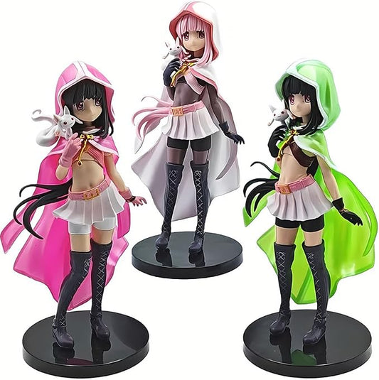 QAHEART Anime Tamaki Iroha Figure Kyuubey/Madoka Kaname Action Figure Anime Girl Model Statue Figurine Ornaments