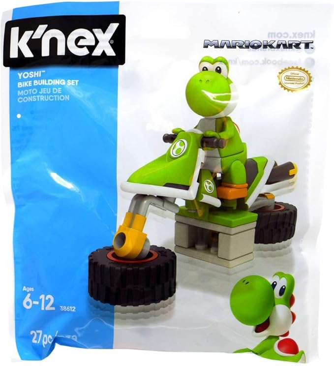 K'NEX Nintendo Mario Kart Yoshi Bike Building Set