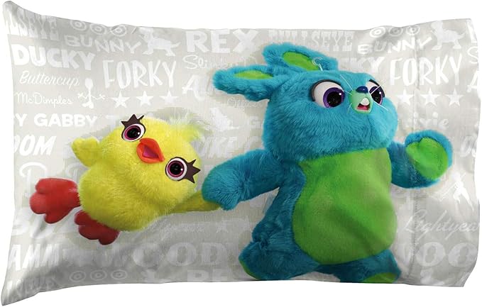 Jay Franco Disney Pixar Story 4 All The Toys Full Bed Set, Blue