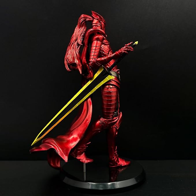 2pcs Igris Figure Black and Red Styling Standing Pose Action Figures PVC Statue 9.45" Sung Jin Woo Figurine Desktop Collections