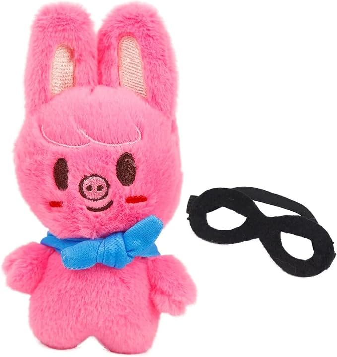 JUNG KOOK SKZ Plushies Skzoo 3RD Stuffed Animal Toy Skz Merch Fans Meeting Dolls with Sunglasses Removable for Fans (Dwaekki)