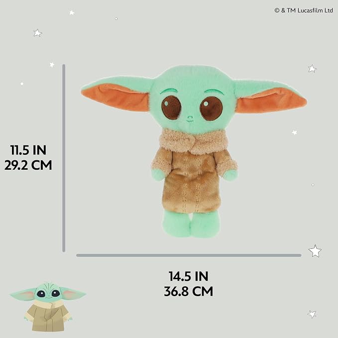 Kids Preferred Cuddle Pal – Star Wars: THE Mandalorian Grogu Baby Yoda Plush 11 Inch – Stuffed Animal for Babies & Newborn – Baby’s First Plush Blankie