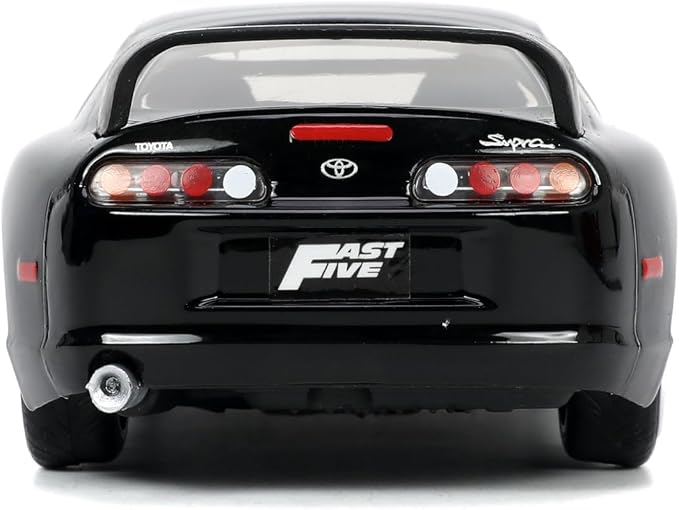Jada Fast & Furious 1:32 1995 Toyota Supra Die-Cast Car, Toys for Kids and Adults(Black)