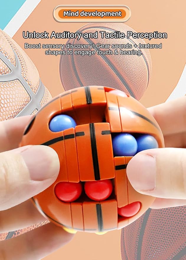 Puzzle Sport Ball Toys - 3D Brain Teasers and Puzzle Games for Kids and Adults, Sensory Toys Gifts, Intelligence 2.5" Magic Bead, Adult Relieve Stress, Hand Sport, Boys Girls Birthday Gift