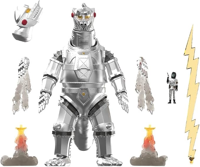 Super7 ULTIMATES! Toho Mechagodzilla '74-8" Toho Godzilla Action Figure with Accessories - Classic Movie Collectibles and Retro Toys