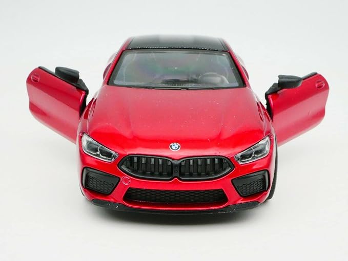 KiNSMART BMW M8 Competition 1:36 Scale 5" Die Cast Metal Model Toy Super Car w/Pullback Action (Red)