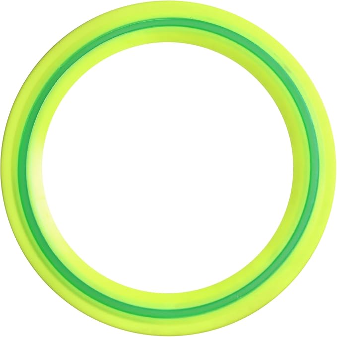 JEEFUD Flying Disc for Kids Adults 11 inch Flying Ring, 3 Pack Beach Backyard Sports Play Soft Discs, Sport Outdoor Tossing Toy Gift for 4+ Year Old Boys Girls Family 3PCS (Yellow，Orange & Turquoise)
