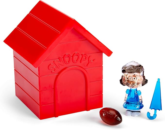 Cra-Z-Art Peanuts Crystal Surprise, Mini Plastic Crystal-Like Figures and Snoopy House Collectible Blind Bag Inspired Kids Toys for Ages 3 and Up