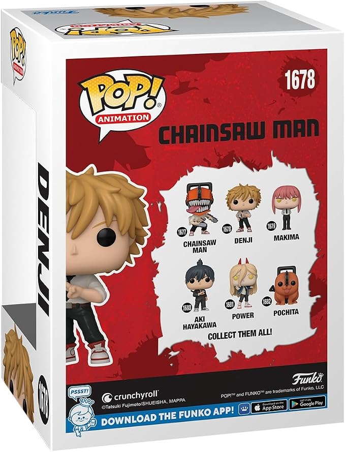 Funko POP! Animation: CSM - Denji - Chainsaw Man - Collectable Vinyl Figure - Gift Idea - Official Merchandise - for Kids & Adults - Anime Fans - Model Figure for Collectors and Display