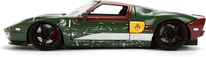Jada Star Wars Boba Fett with 2005 Ford GT Die-Cast Vehicle and Figure Set 1:24 Scale Toys