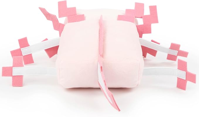 Jay Franco Minecraft Axolotl Plush Pillow Buddy - Super Soft Character Pillow - Polyester Microfiber, 18 Inches