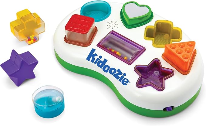 Kidoozie Lights ‘n Sounds Shape Sorter - Toddler Toy for Ages 9-24 Months - Helps Develop Hand-Eye Coordination and Problem Solving Skills!