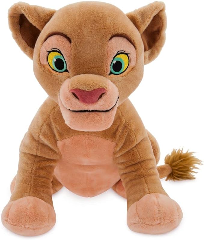 Disney Store Official Nala Medium Soft Toy for Kids, Cuddly Character with Fuzzy Texture and Embroidered Details, Furry Tail Tuft, Disney Plushy Suitable for All Ages