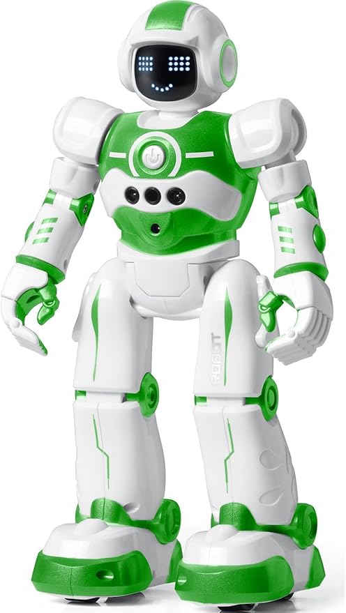 Robot Toys for Kids,Programmable Remote Control Smart Walking Dancing Robot Toy with Gesture & Sensing for Age 4 5 6 7 8 9 10 Year Old Boys Girls for Birthday Present,Green