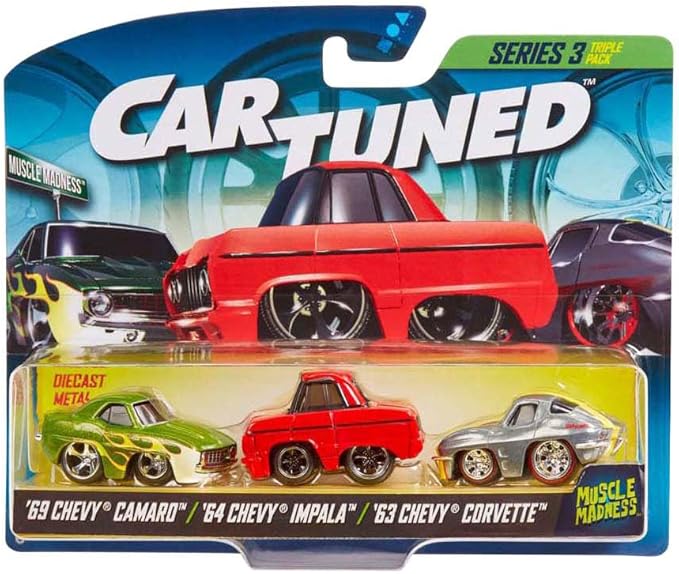 MGA Entertainment CarTuned 3 Pack Series 3- Muscle Madness