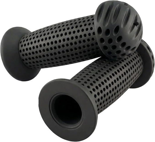 100mm Kids Bike Grips - Bicycle Handlebar Grips with Mushroom Pattern for Kick Scooters, Balance Bikes, and Bikes