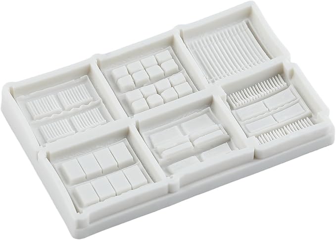 Window Polymer Clay Mold Window Frame Silicone Molds for DIY Crafts Epoxy Resin Casting Air Dry Polymer Clay Plaster Jewelry Making