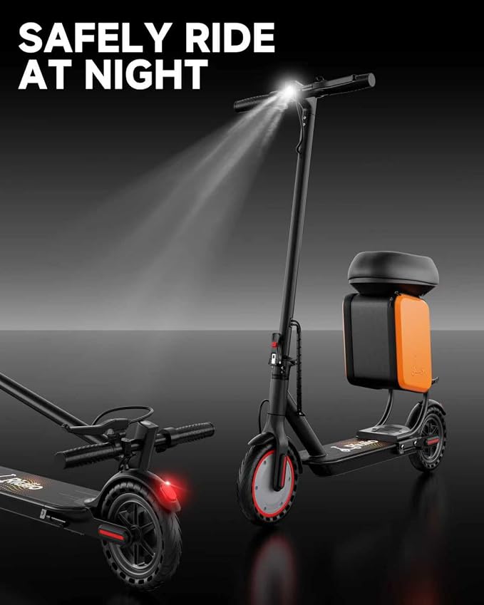 Electric Scooter for Adults, Teens & Big Kids, 350W-500W Motor, 10Mph-21 MPH & 10-28 Miles Max Range, 6.5 to 10 inch Tires, Portable Lightweight E-Scooter