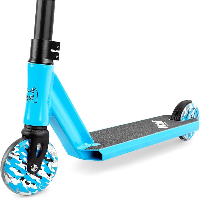 Limit LMT68 Mini Pro Stunt Kick Scooter – Short and Small Freestyle Trick Scooters for Kids Ages 5 Years and Up-Professional Complete BMX Scooter Perfect for Beginners Children Boys and Girls Gifts