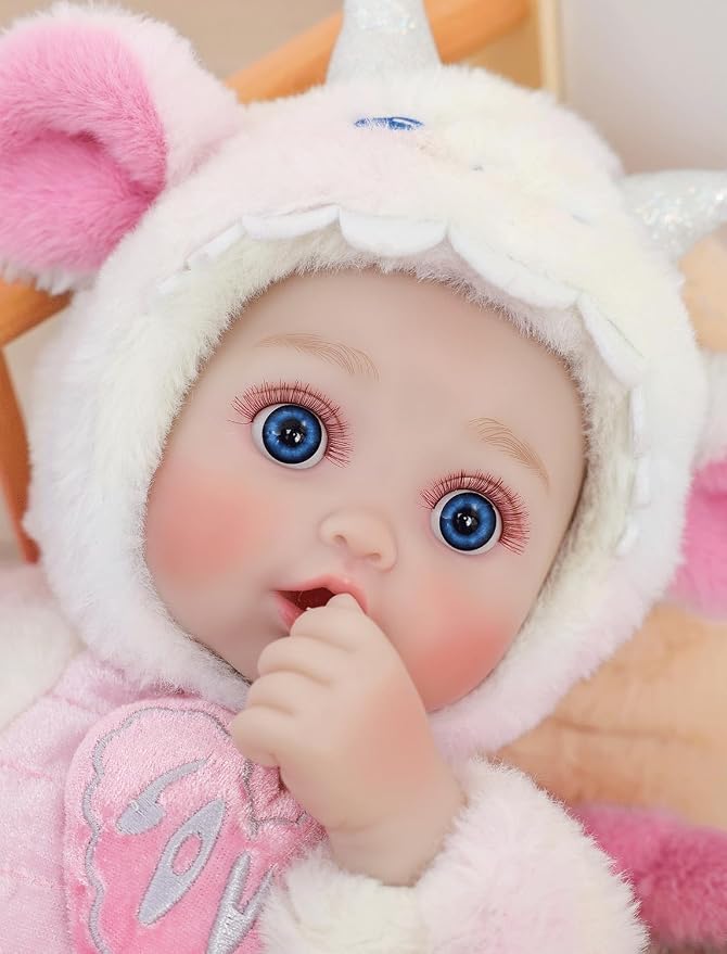 Baby Dolls, 18inch Large Realistic Cute Soft Body Baby Doll Real Life Baby Dolls with Accessories for 3+ Year Old Girls Gifts, Pretend Play, Collection, Love Slogan Design