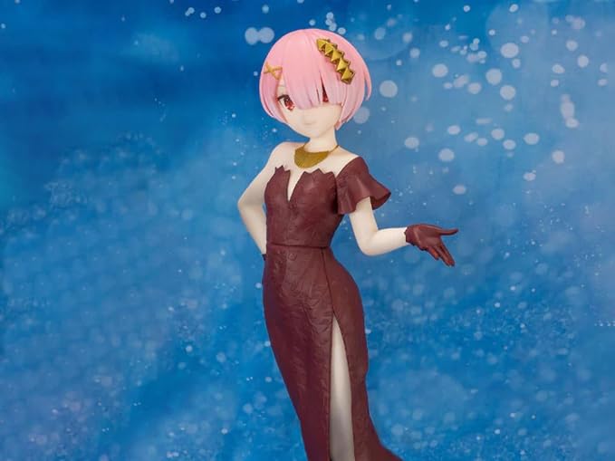 Banpresto - Re:Zero-Starting Life in Another World - Ram, Bandai Spirits Glitter & Glamours Figure