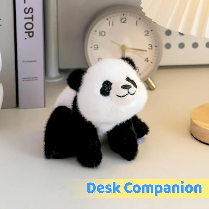 PEACH CAT Panda Stuffed Animal Cute Plushies Small Plush Toys Birthday Gifts for Girls Boys Kids