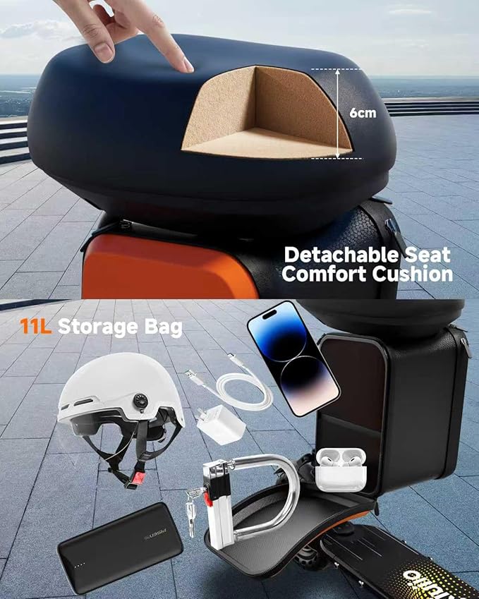 Electric Scooter for Adults, Teens & Big Kids, 350W-500W Motor, 10Mph-21 MPH & 10-28 Miles Max Range, 6.5 to 10 inch Tires, Portable Lightweight E-Scooter