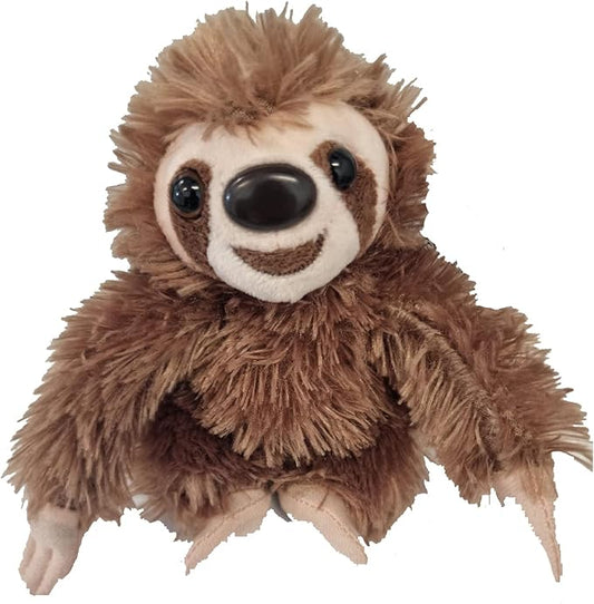 Wild Republic Sloth Plush, Stuffed Animal, Plush Toy, Gifts for Kids, Hug’Ems 7"