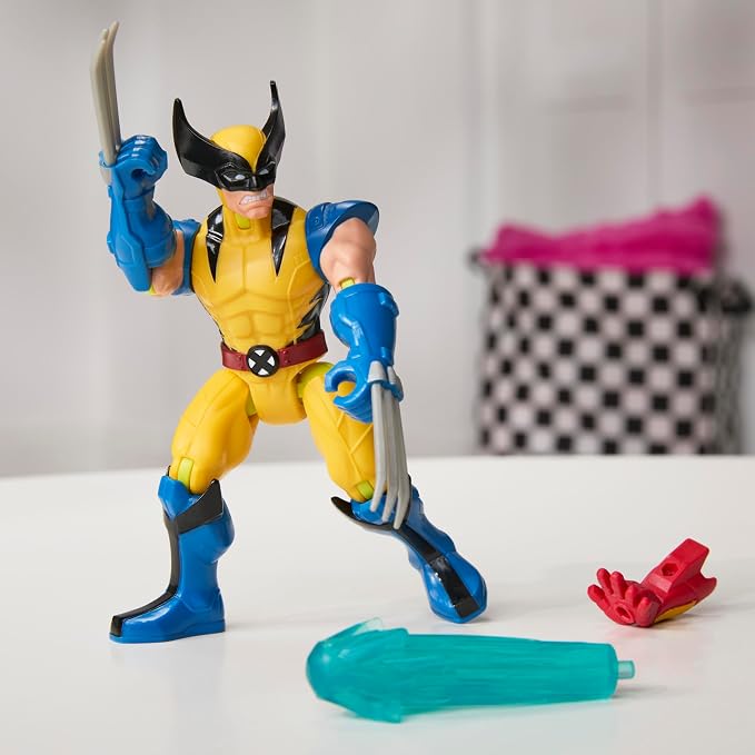 AVENGERS MixMashers Marvel Wolverine Custom Mix-and-Match Action Figure & Accessories, 5-Inch-Scale (12 cm) Super Hero Toys for Kids, Ages 4+