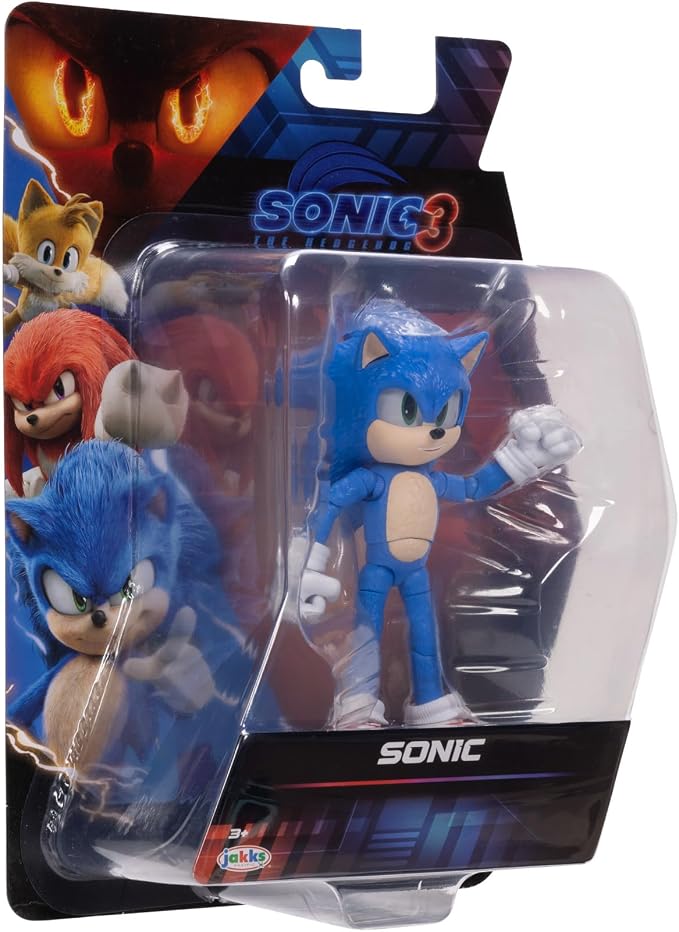 Sonic The Hedgehog 3 Movie Action Figures 5-Inch Collector Toy Figure, Highly Articulated for Boys Girls - Officially Licensed The Hedgehog 3 Movie Product
