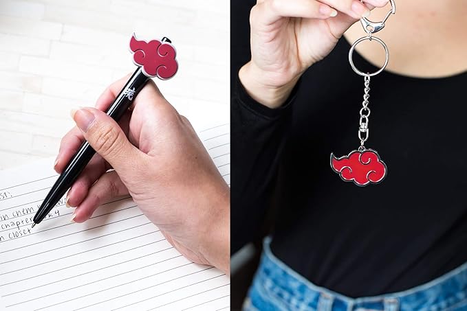 Just Funky Naruto Shippuden Akatsuki Collector Box, Itachi Uchiha Accessories & 5 Themed Collectibles, Fun Anime Collector