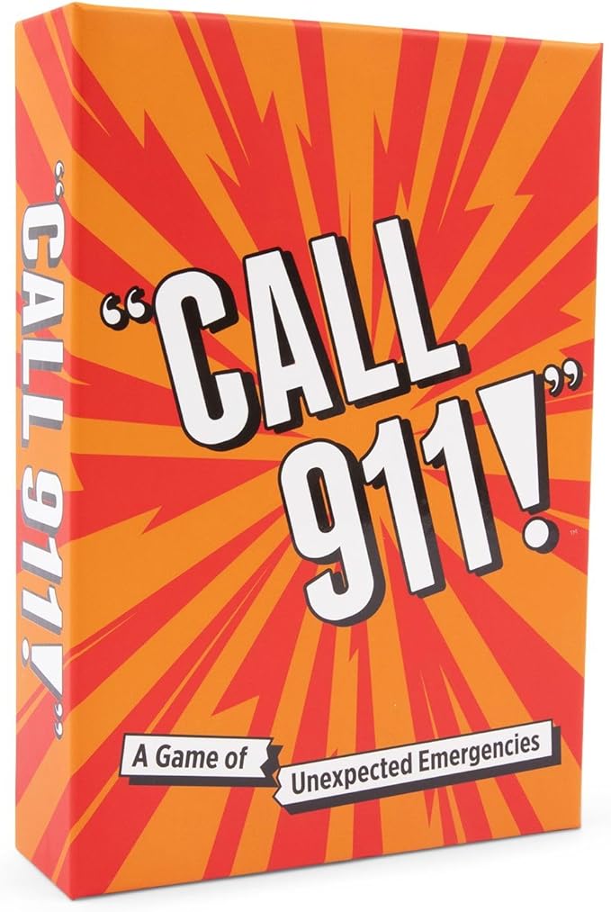 Call 911! [A Family Game of Unexpected Emergencies | Card Games for Adults & Teens, 200 Emergency Prompts | Fun Card Games for Family Game Nights & Parties | Ages 12 Up]