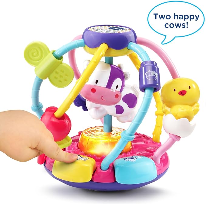 VTech Baby Lil' Critters Shake and Wobble Busy Ball, Purple