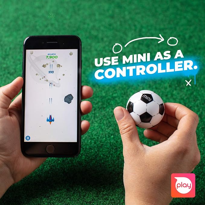 Sphero Mini Soccer Coding Robot Ball | Educational Coding and Gaming, Ages 8+, Bluetooth Connectivity, Interactive and Fun Learning Experience, For Kids and Teens