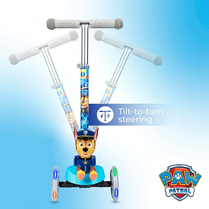 Kick Scooter for Kids, 3 Wheel Self Balancing, Light Up LED Wheels